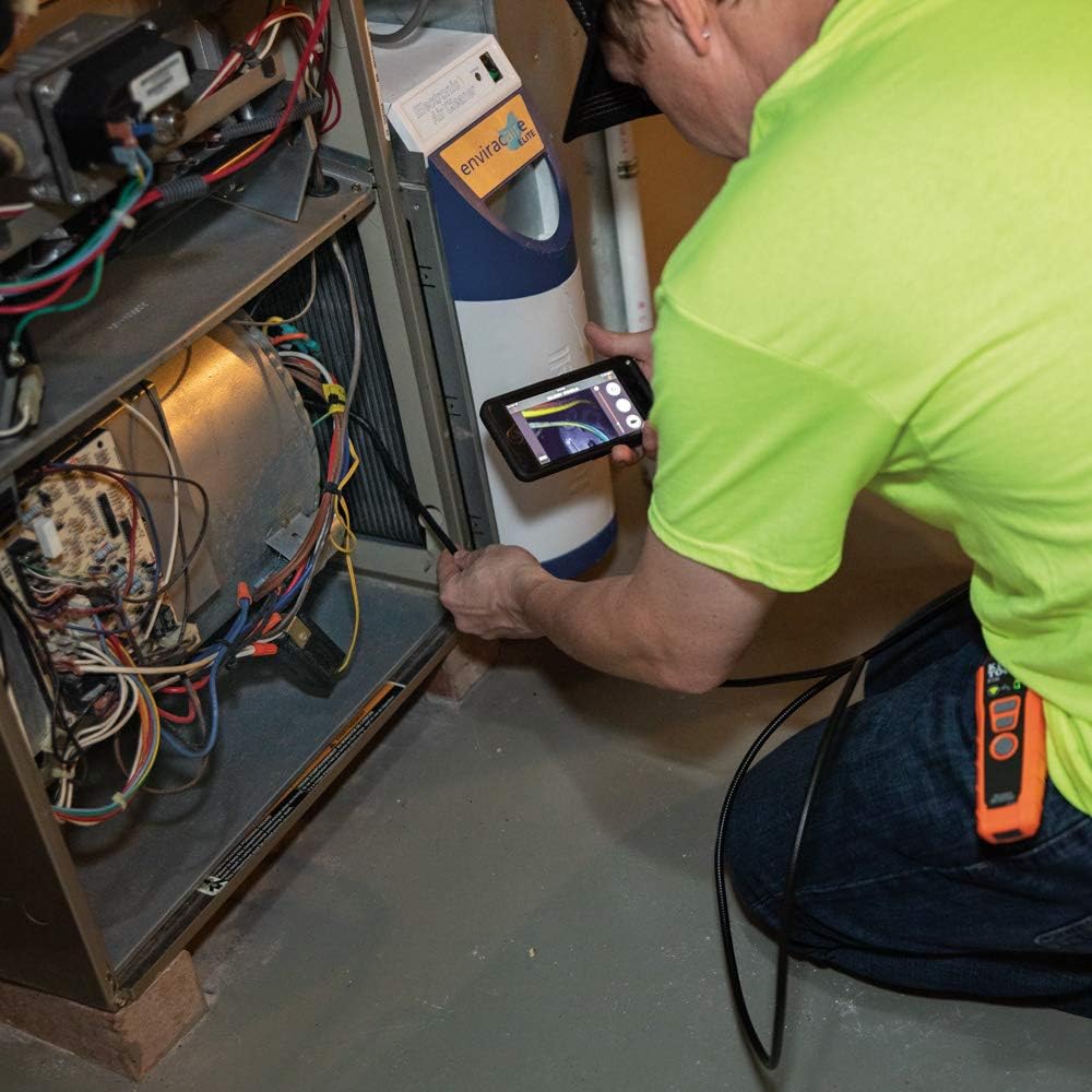 Wi-Fi Borescope Inspection Camera with LED Lights C372