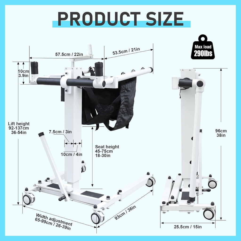 Electric Patient Transfer Lift Chair for Seniors, Wheelchair to Car Transfer Device K26674
