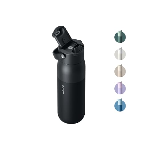 Insulated Stainless Steel Water Bottle 34oz with Silicone Handle L348874