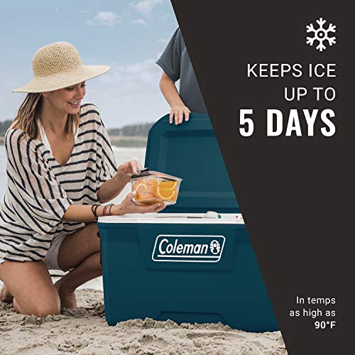 Insulated Portable Hard Cooler, Leak-Resistant, Keeps Ice up to 5 Days V620