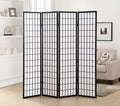 4 Panel Shoji Room Divider, Natural P768439