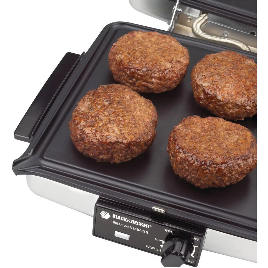 3-in-1 Waffle Maker & Indoor Grill Y415215