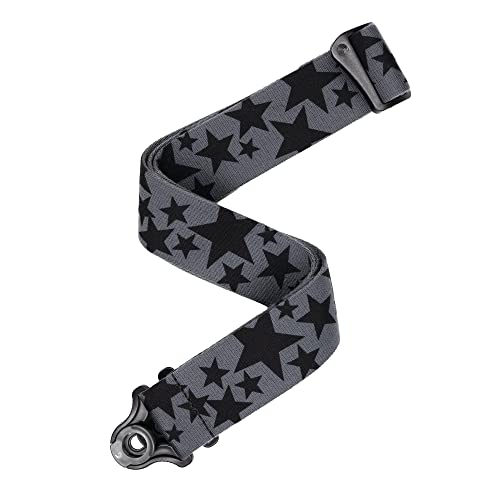 Auto Lock Guitar Strap - 2.5" Width - Brown B812