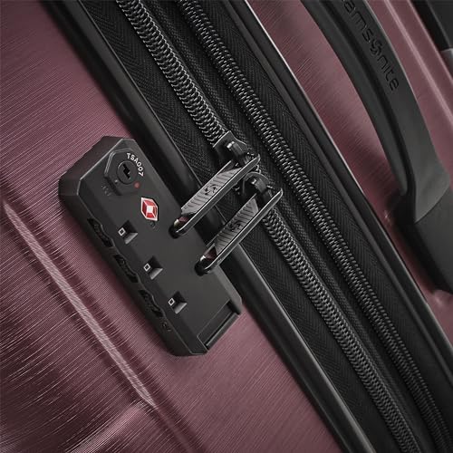 Hardside Expandable Carry-On Luggage with Spinner Wheels, Black, 20-Inch S82043