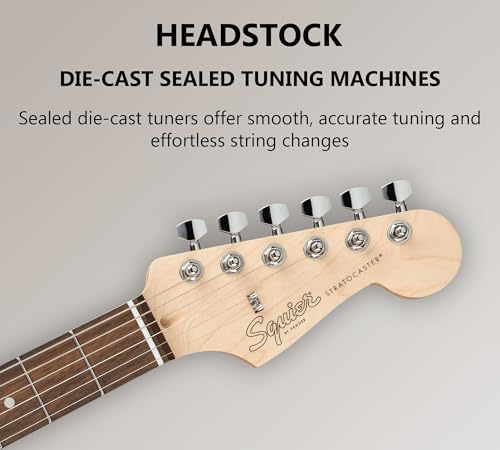 Stratocaster Electric Guitar Bundle with Amplifier, Gig Bag, Strap, Cable, Picks, and DVD S5583