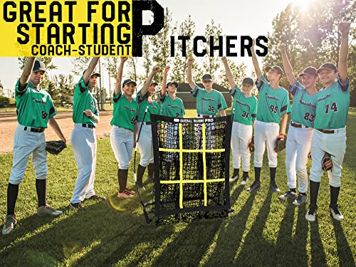 Baseball Softball Pitching Target Net with Strike Zone, Portable with Carry Bag V96125