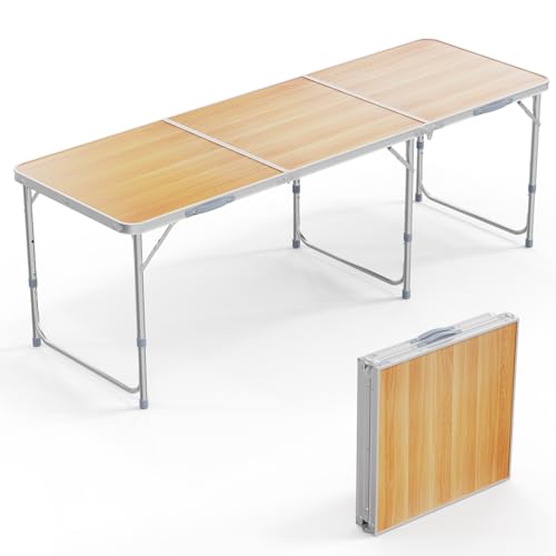 3ft Aluminum Folding Camping Table with Carrying Handle L179408