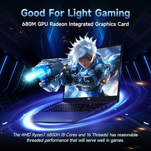 17.3" IPS FHD Gaming Laptop, AMD Ryzen 7, 32GB DDR5 RAM, 1TB SSD U1703
