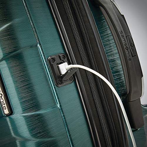 Hardside Expandable Carry-On Luggage with Spinner Wheels, Black, 20-Inch S82043