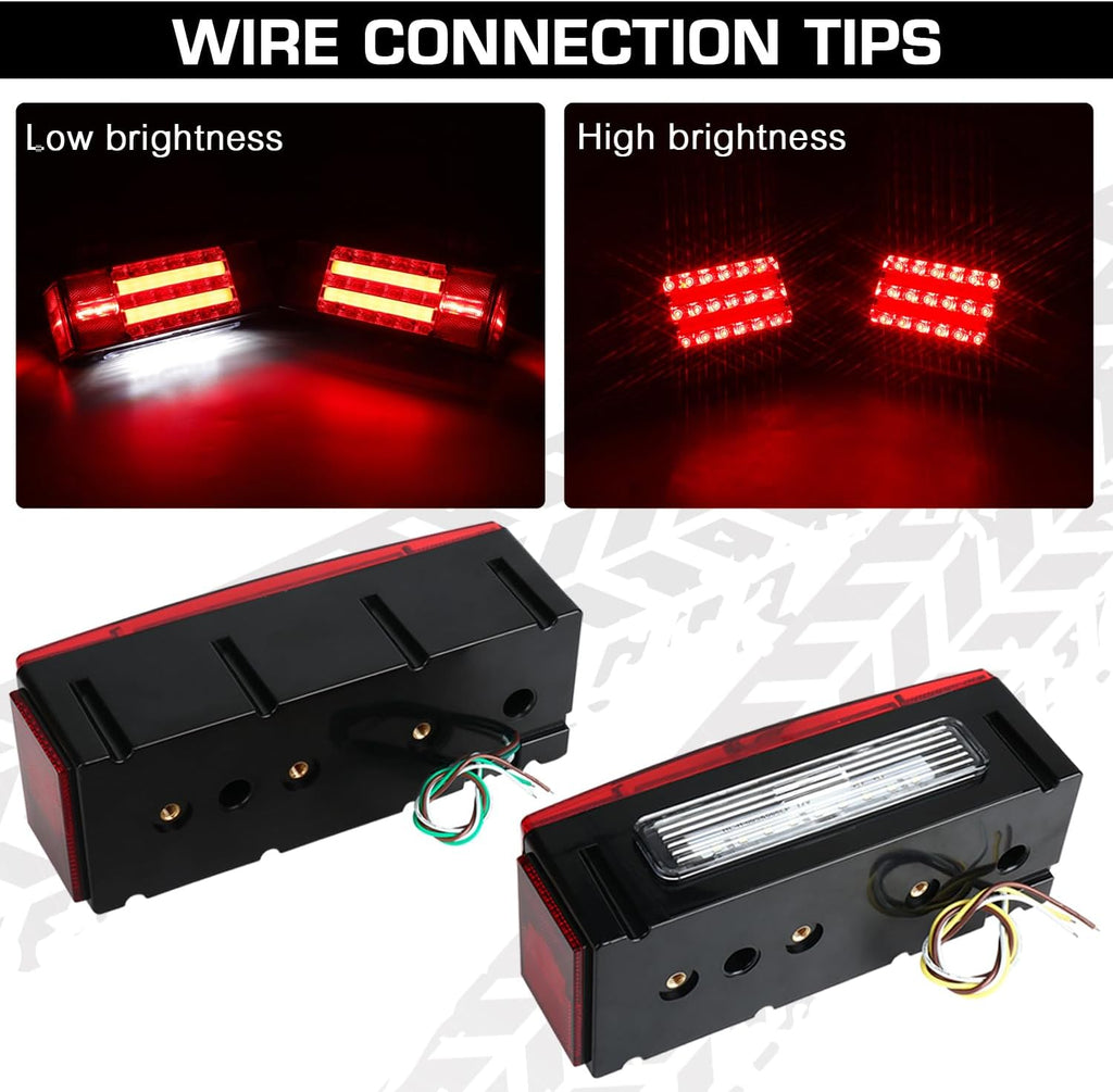 Submersible LED Trailer Light Kit for Truck RV Boat U840834
