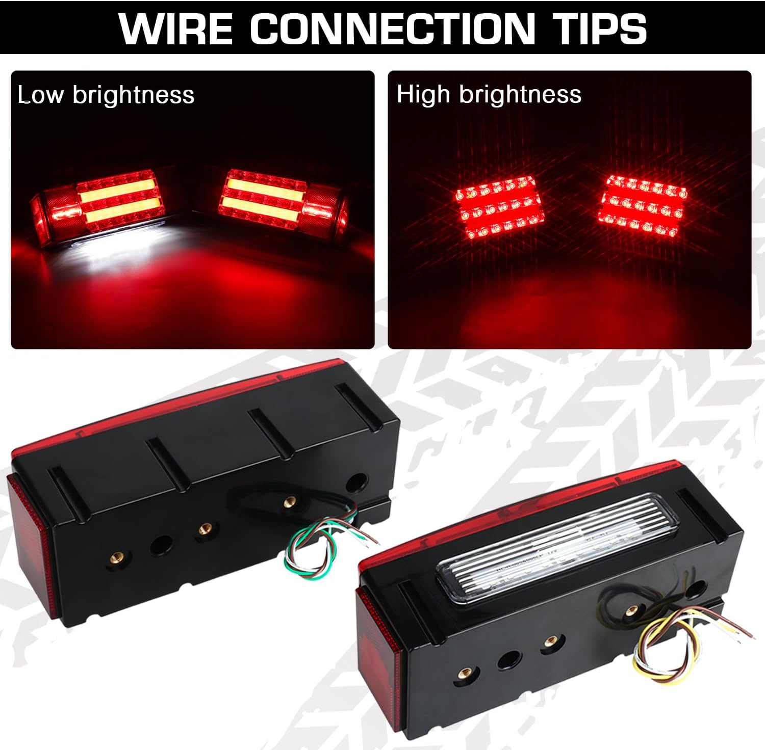 Submersible LED Trailer Light Kit for Truck RV Boat U840834