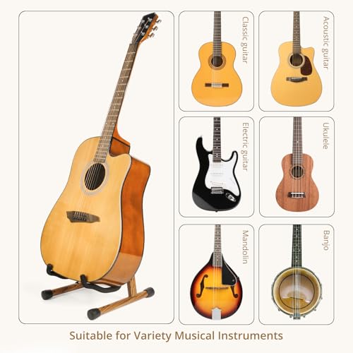 Foldable Hardwood Guitar Stand N691996