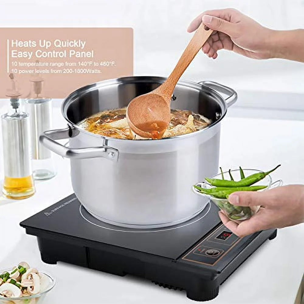 Portable Induction Cooktop Countertop Burner, 1800W S766