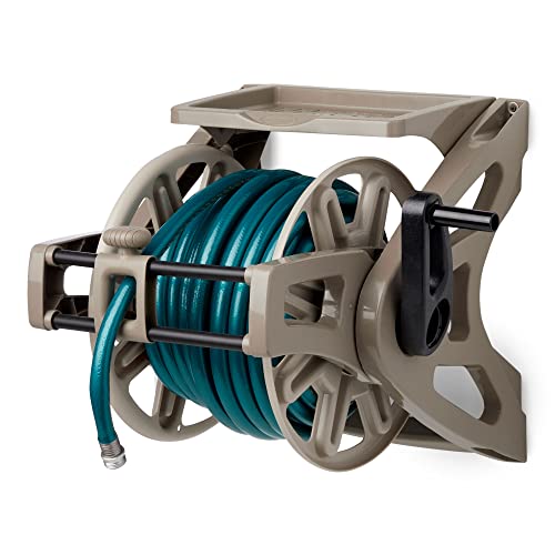 Wall Mount Water Hose Winder Storage with Hand Crank C934