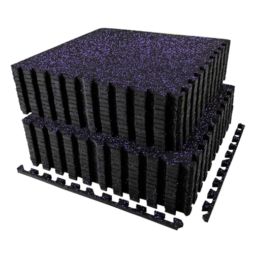 Exercise Mats 24 Sq Ft Interlocking EVA Foam for Home Gym I7577