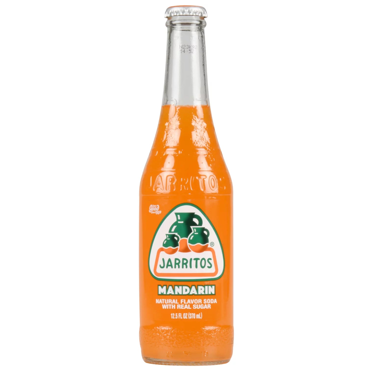 Mandarin Natural Flavor Soda with Real Sugar, 12-Pack Glass Bottles T130