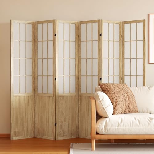 Japanese Shoji Folding Room Divider, 4 Panels, Black T762554