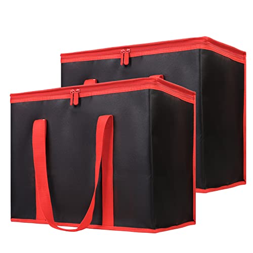 Insulated Food Delivery Bag Hot Cold Meal Carrier Cooler Tote K646948