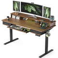 Electric Standing Desk with 2 Drawers, Height Adjustable for Home Office B137