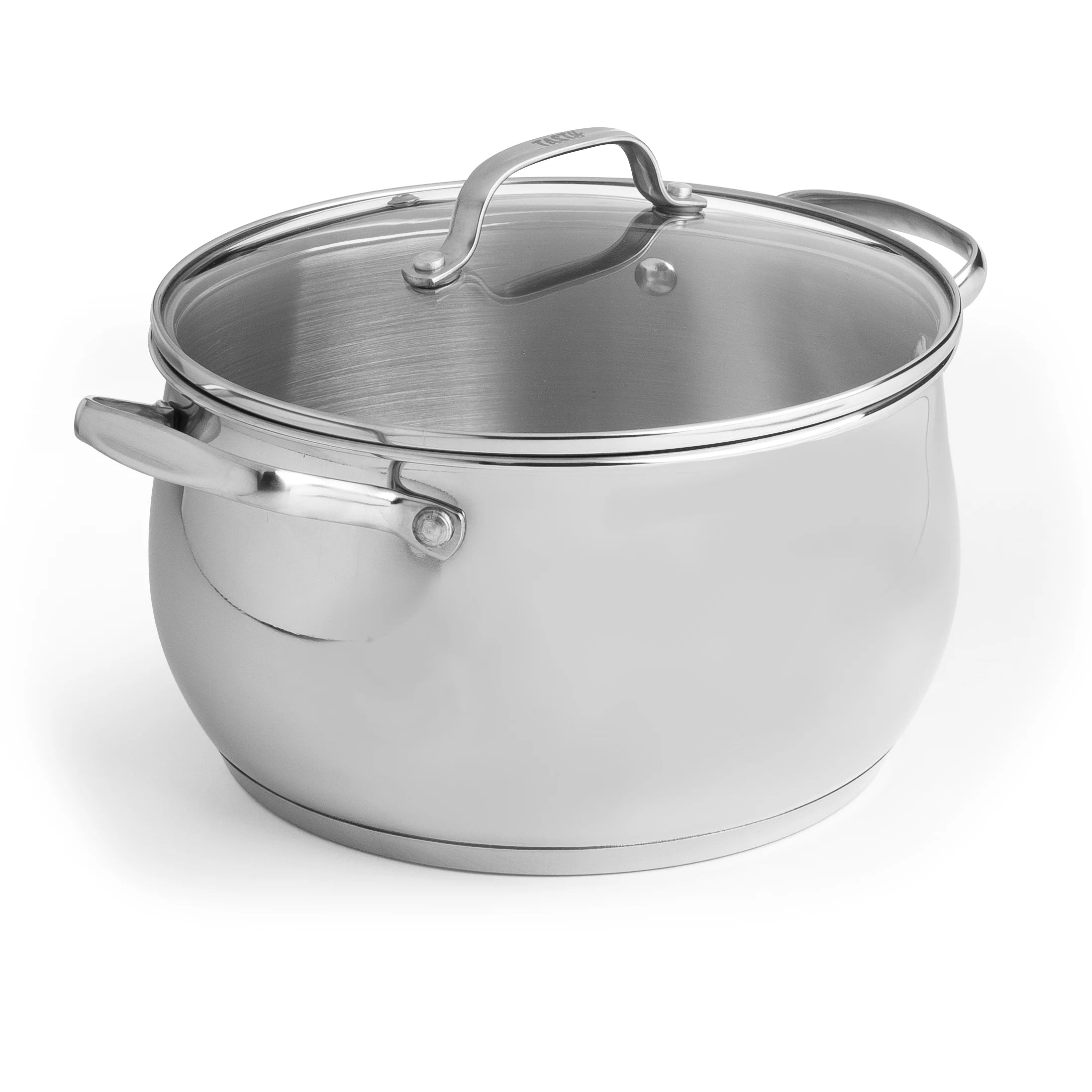 Stainless Steel Dutch Oven with Glass Lid, 5 Quart R996608