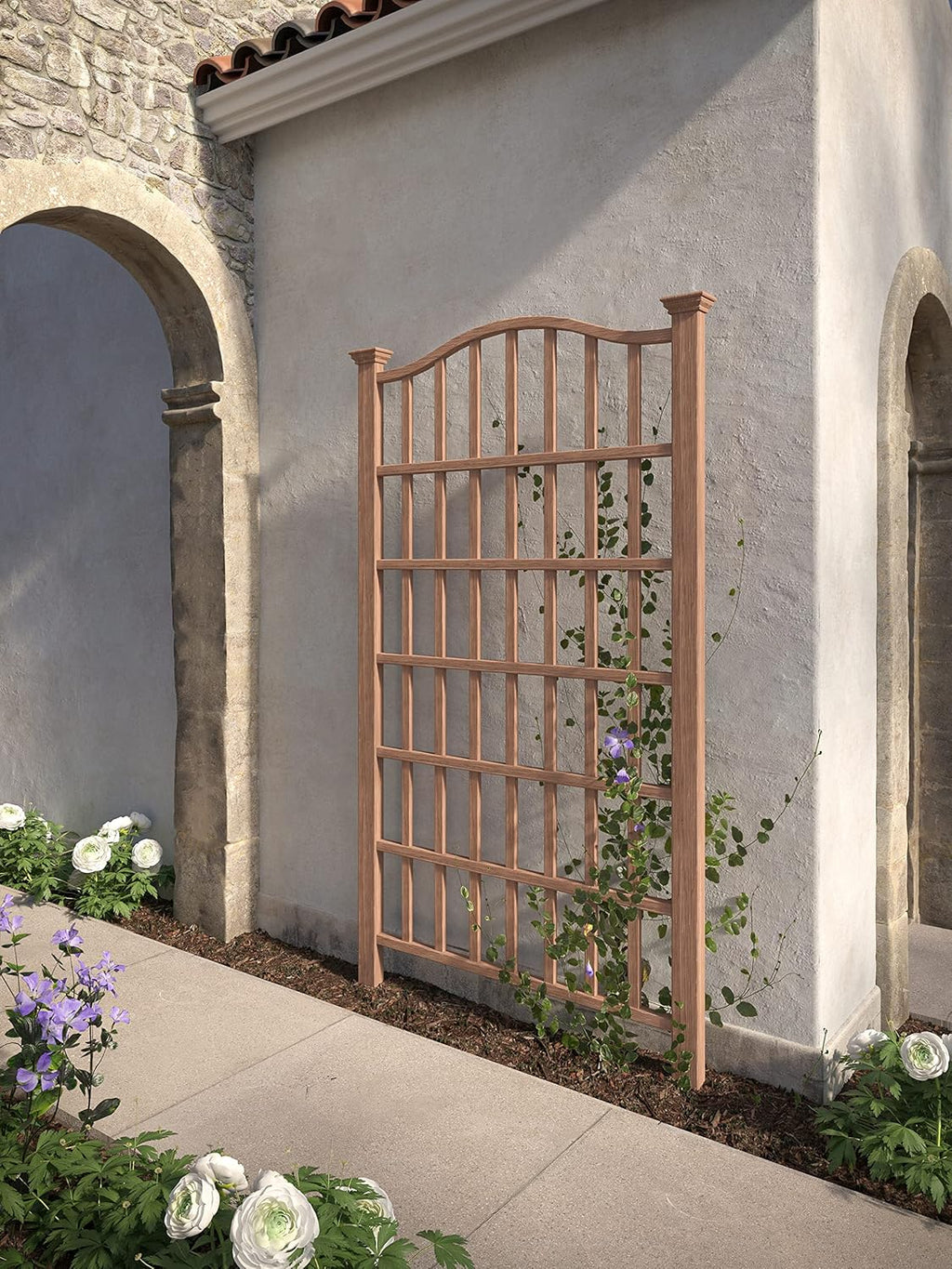 Composite Vinyl Trellis 54"W x 90"H K9047