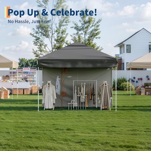 Pop Up Canopy Tent with Roller Bag and Adjustable Height O962