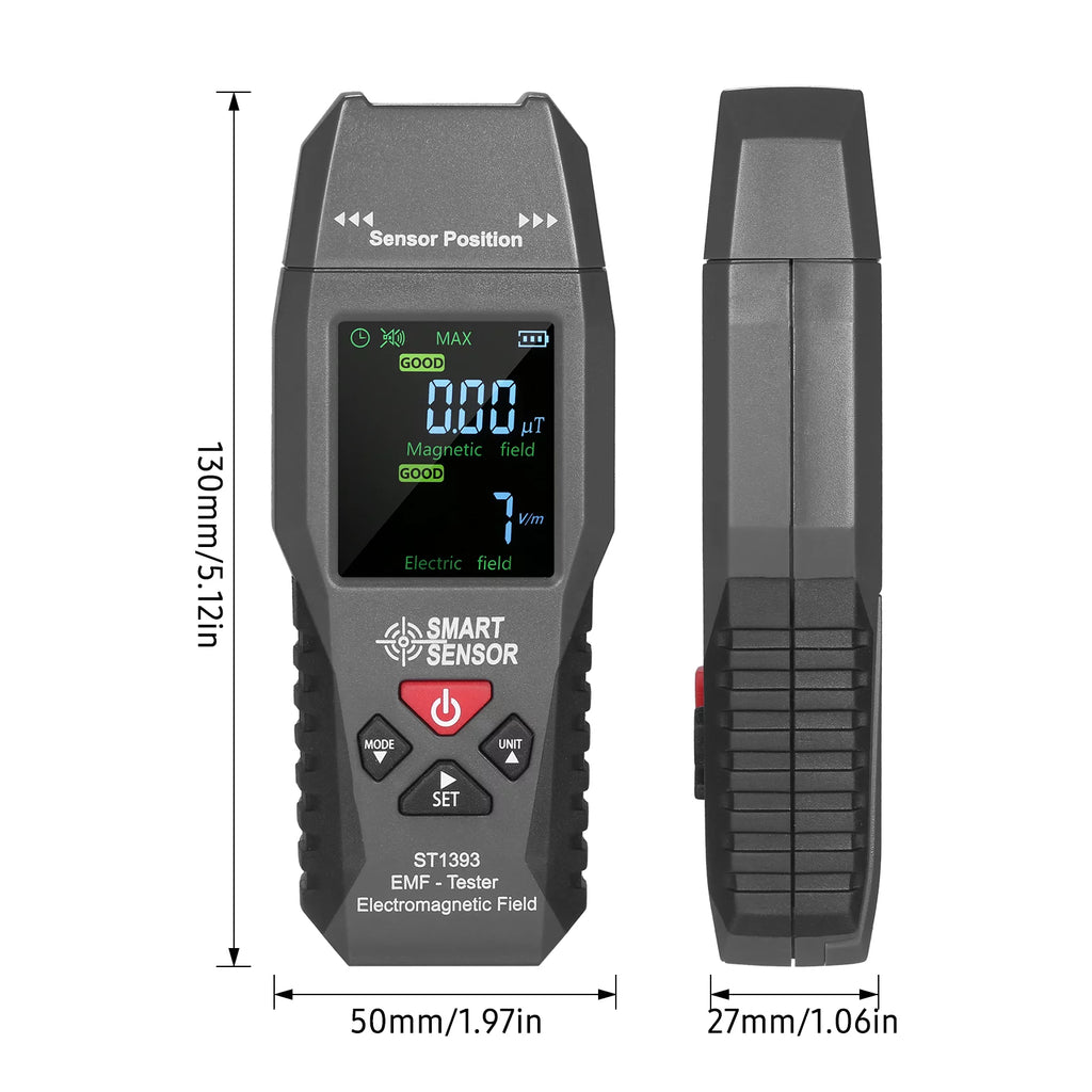 EMF Meter Handheld Digital LCD Radiation Tester I1236