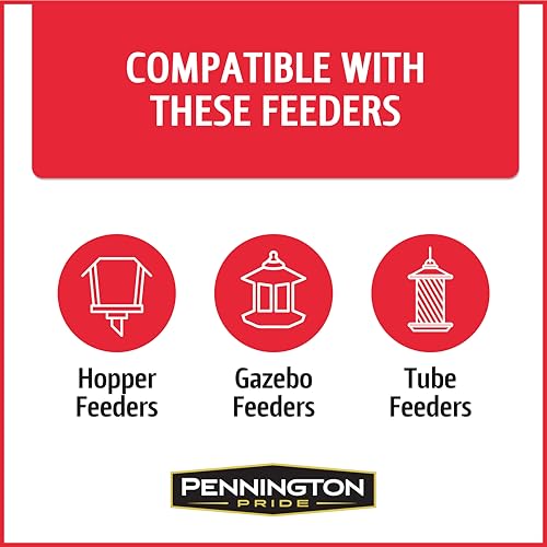 Wild Bird Seed for Outside Feeders, High-Protein, No-Waste, 15-lb Bag F570741