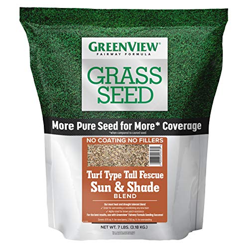 GreenView Fairway Formula Grass Seed Turf Type Tall Fescue Sun & Shade Blend - 3 lbs.