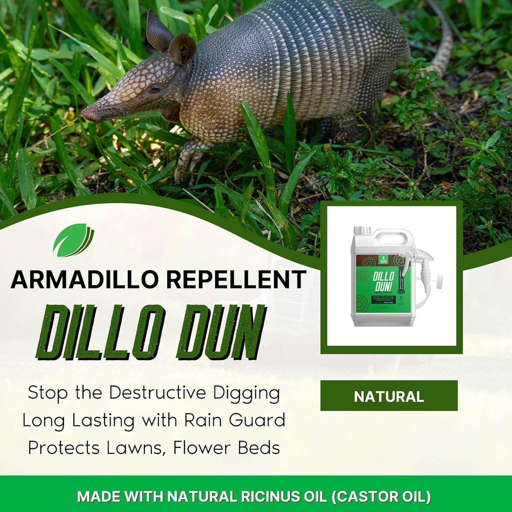 Armadillo Repellent Spray for Yard, Gardens and Flower Beds X7274