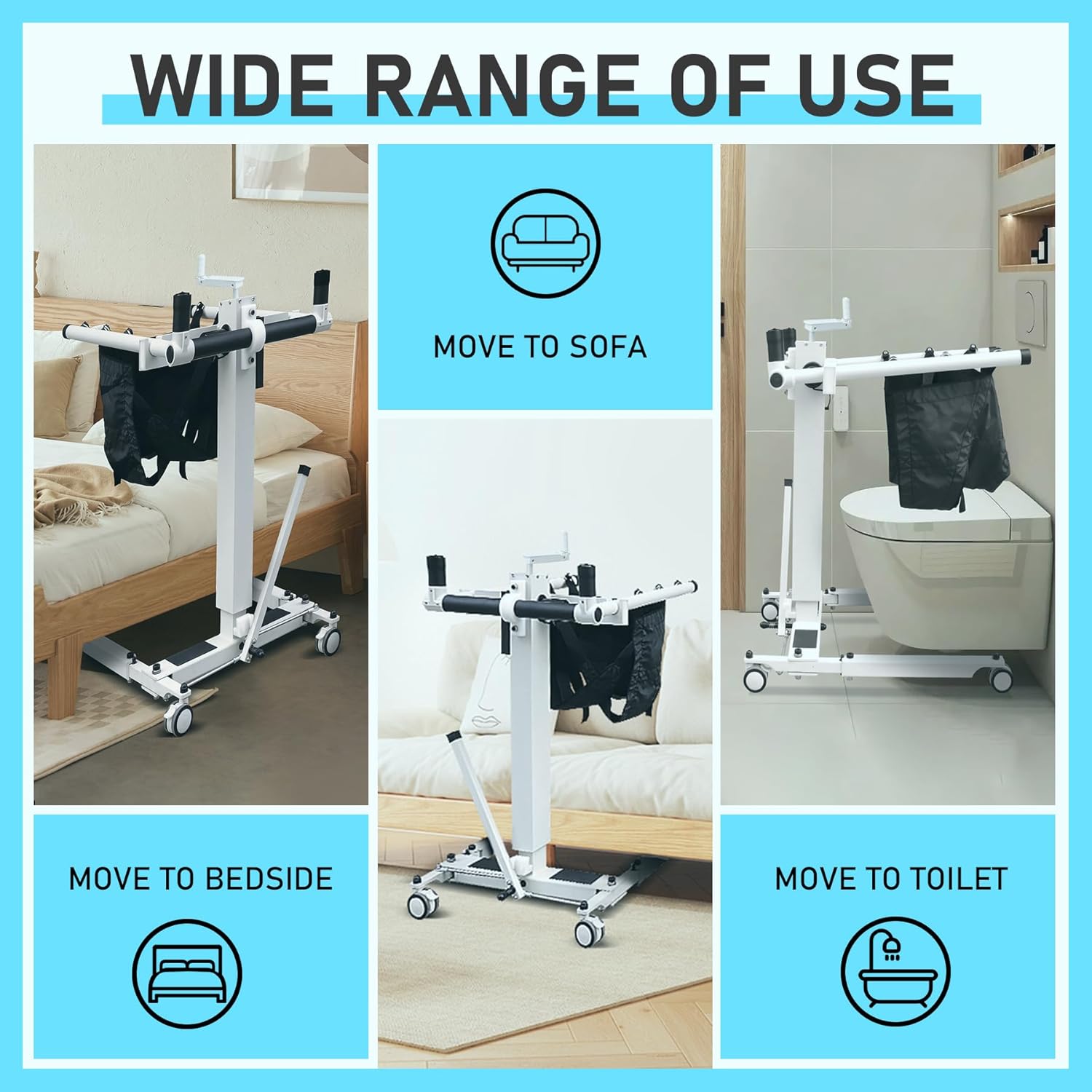 Electric Patient Transfer Lift Chair for Seniors, Wheelchair to Car Transfer Device K26674