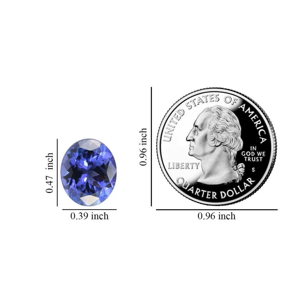 Tanzanite 12x10 mm Loose Gemstone December Birthstone N873