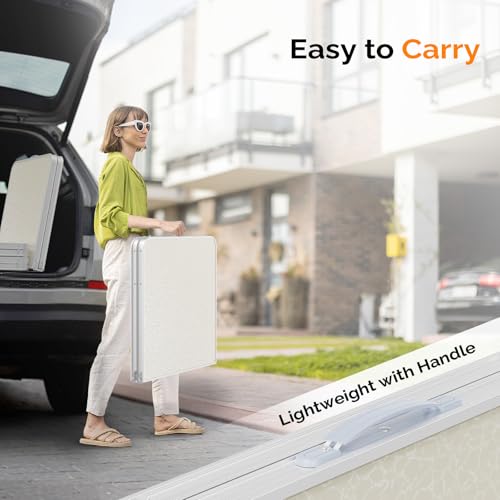 3ft Aluminum Folding Camping Table with Carrying Handle L179408