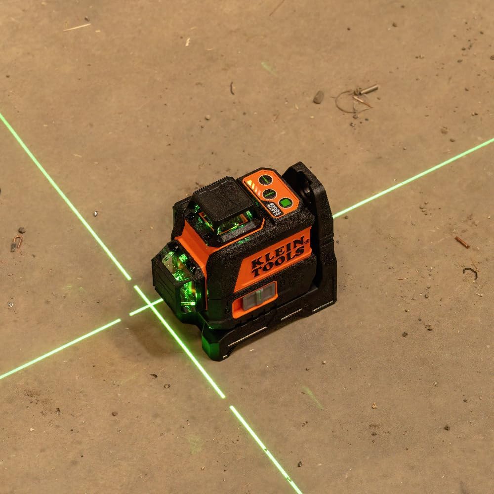 Compact Self-Leveling Laser Level, Green 360-Degree Planes, Rechargeable A2408