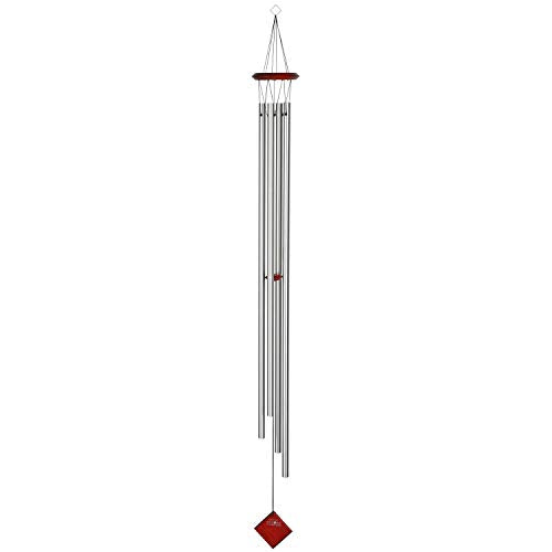 Woodstock Chimes Encore Collection, Chimes of Orion, 30'' Silver Wind Chimes for Outdoor, Patio, Home or Garden Décor (DCS30)