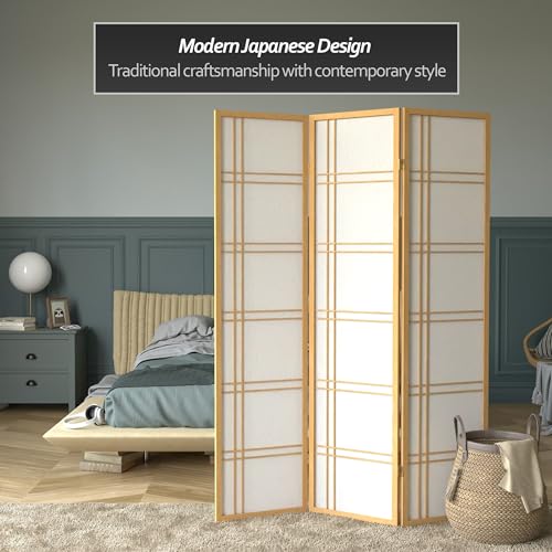 6 Panel Honey Room Divider X65165