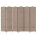 4 Panel Room Divider Screen 5.6 Ft Tall Folding Privacy Partition N658