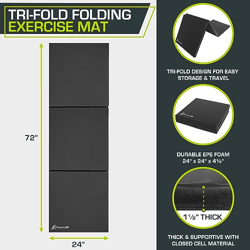 Tri-Fold Folding Exercise Mat W55179