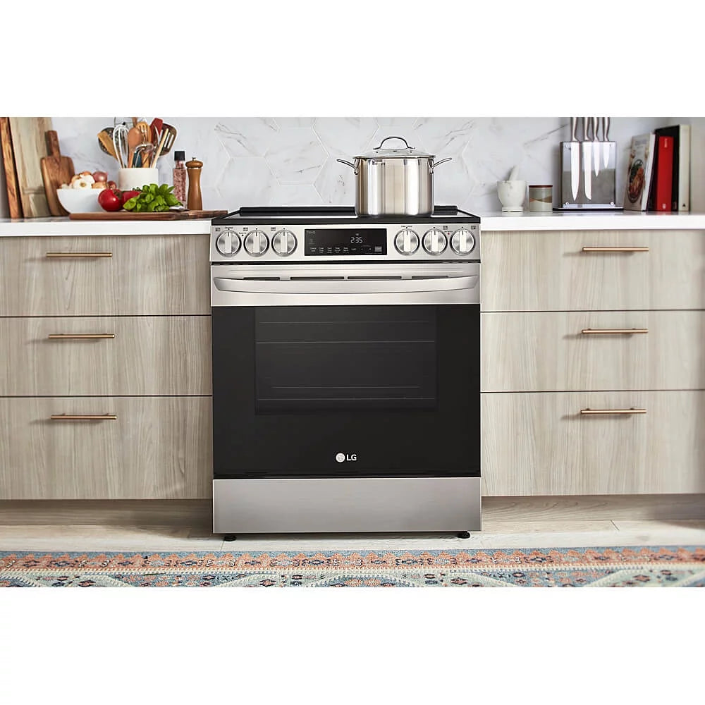 6.3 Cu. Ft. Stainless Electric Range with Air Fry X520
