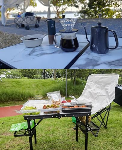 Folding Camping Table Small 2ft Portable Aluminum W647