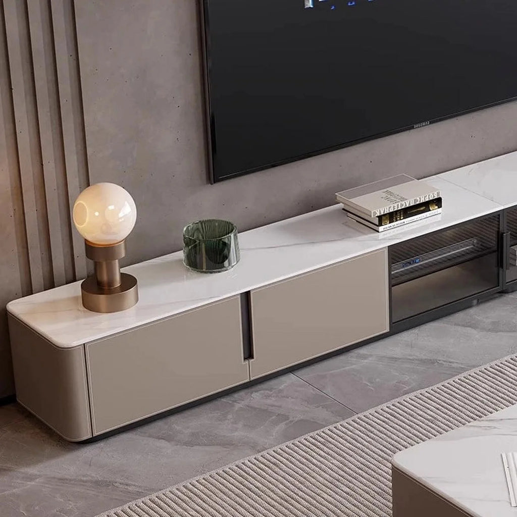 Mid Century TV Stand with Drawers for Living Room O93181