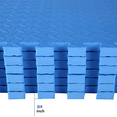 Puzzle Exercise Mat with EVA Foam Interlocking Tiles for MMA, Gymnastics and Home Gym N211438