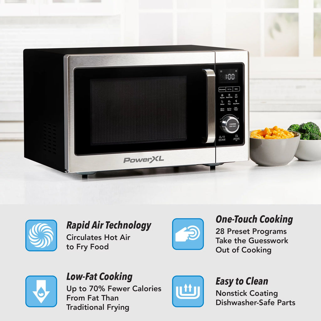 Microwave Air Fryer Plus, Stainless Steel, 1 cu. ft. S50144