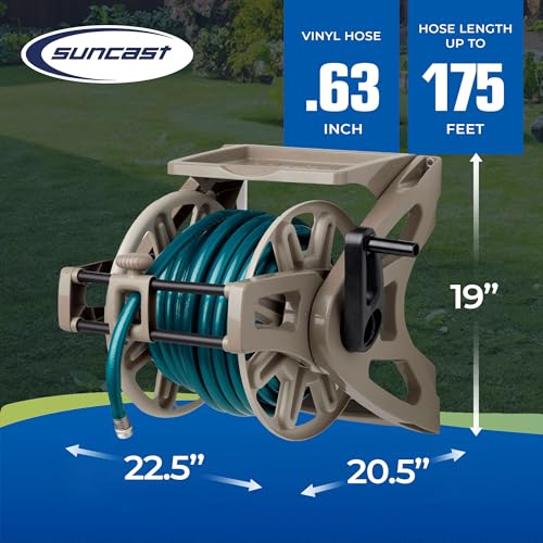Wall Mount Water Hose Winder Storage with Hand Crank C934