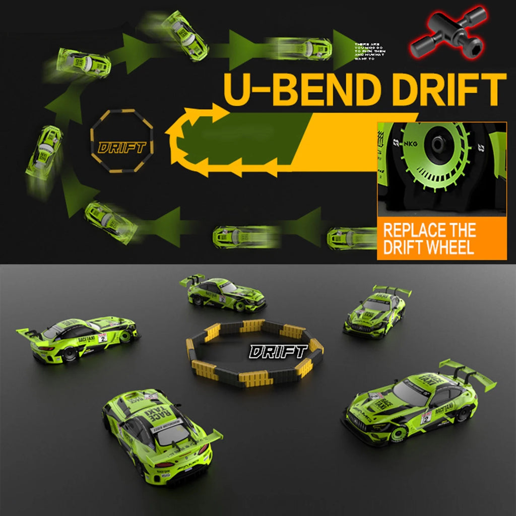 RC Drift Car 1/16 4WD Remote Control Car with LED Light S23529