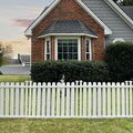 Zippity Outdoor Products ZP19064 2.5ft H x 3.5ft W No-Dig Bella Puppy and Garden Fence Kit (2 Panels), White