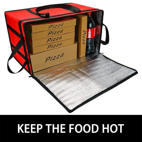 Insulated Food Delivery Bag Hot Cold Meal Carrier Cooler Tote K646948