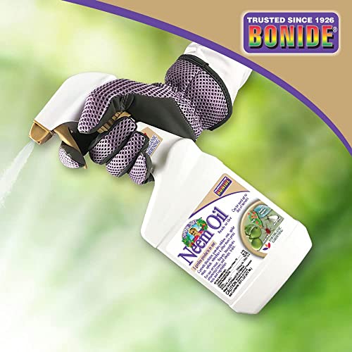 Neem Oil Spray, 32 oz, Multi-Purpose Fungicide and Insecticide Z27315
