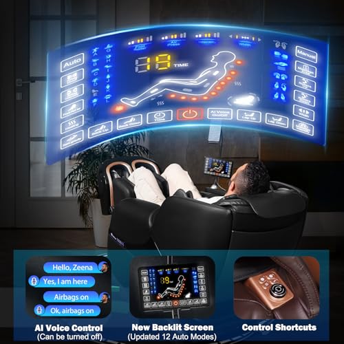 Full Body Massage Chair with Zero Gravity and Heat X854617