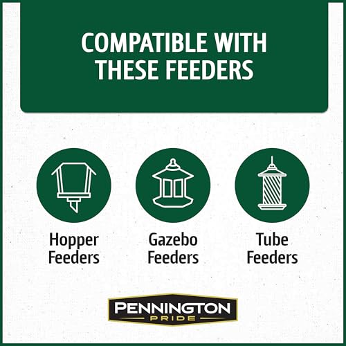 Wild Bird Seed for Outside Feeders, High-Protein, No-Waste, 15-lb Bag F570741